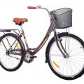 Велосипед дорожный Aist Jazz 1.0, 26",18" коричневый+корзина
